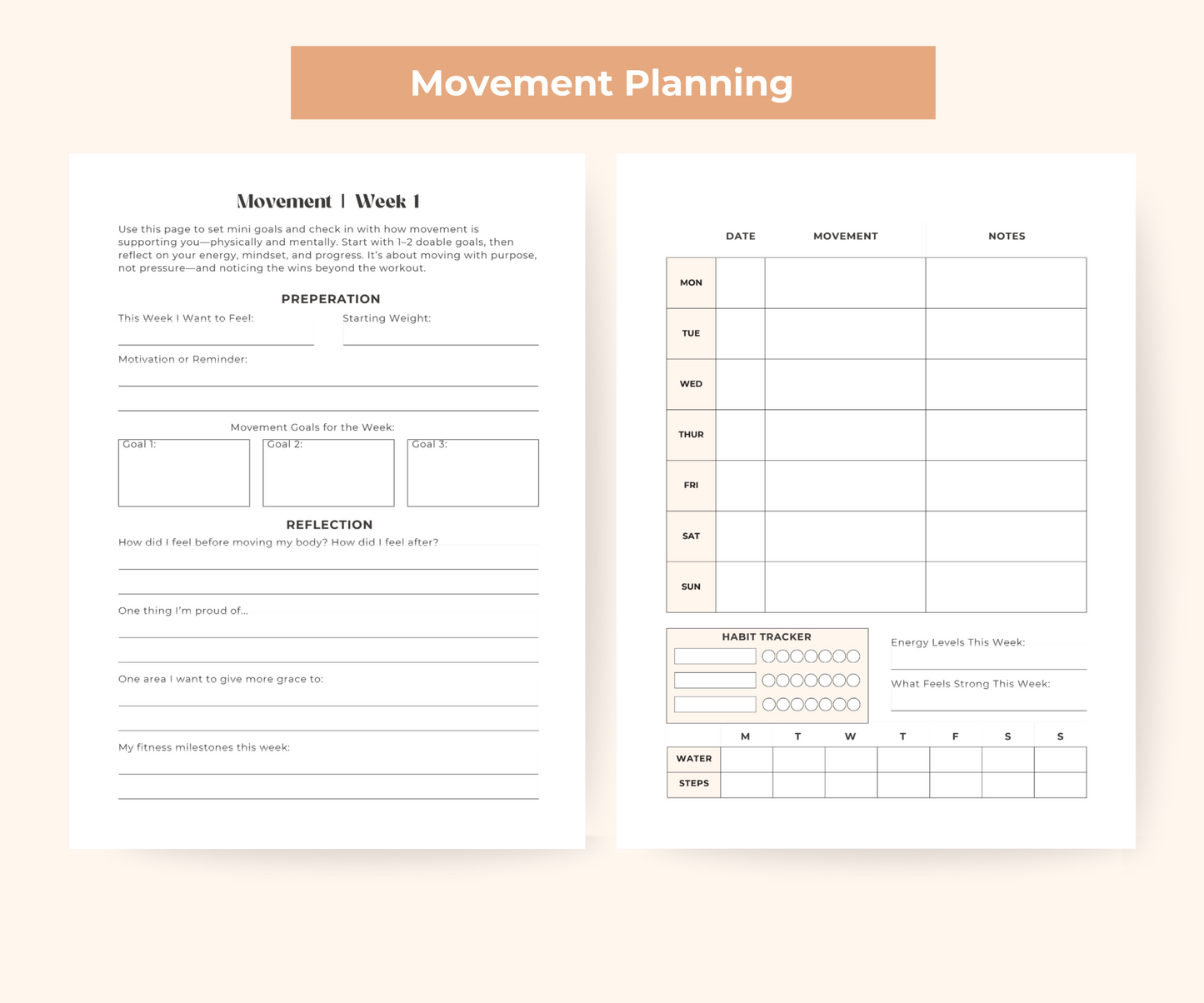 Wellness Planner for Busy Moms