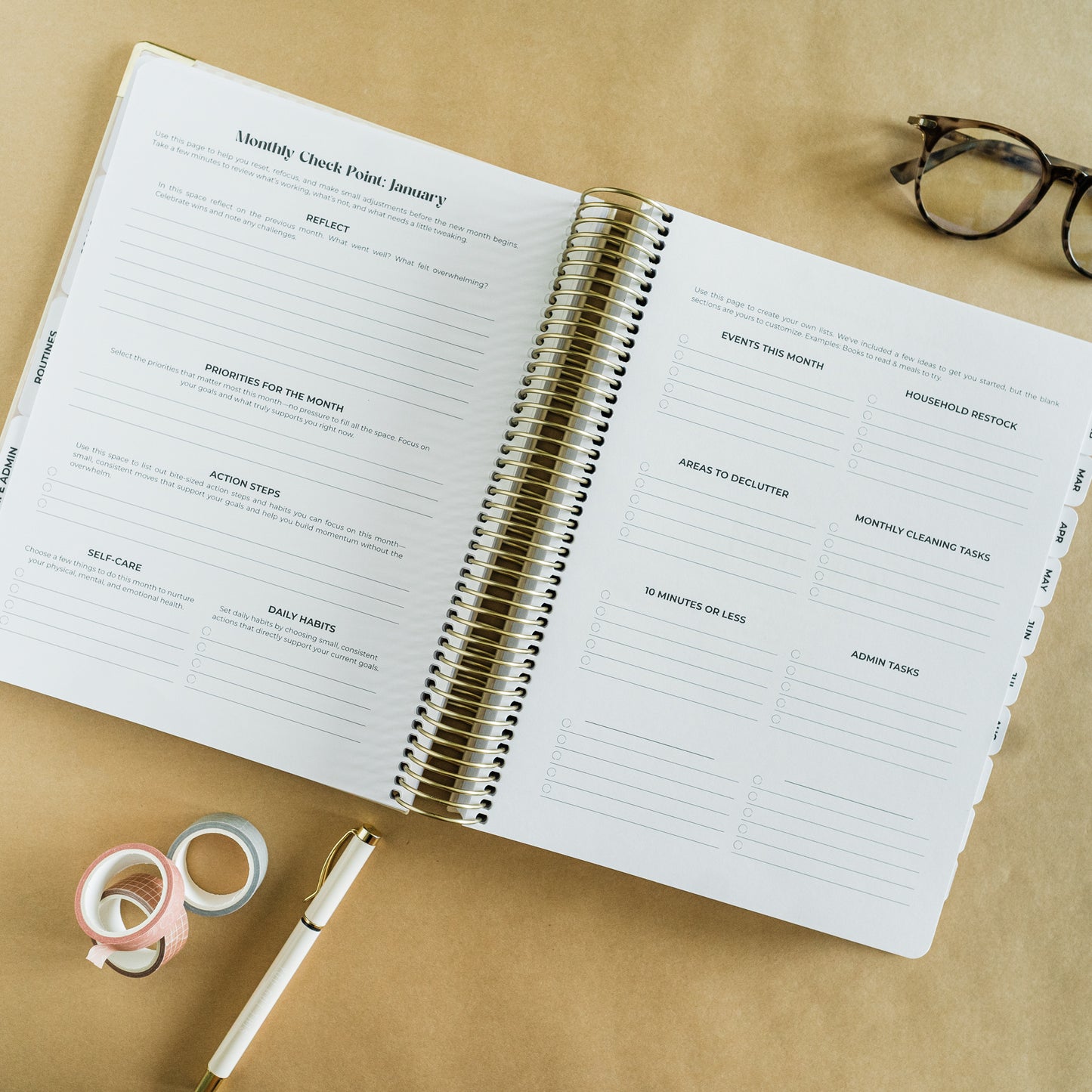 Aspen 2026, 12-Month Planner