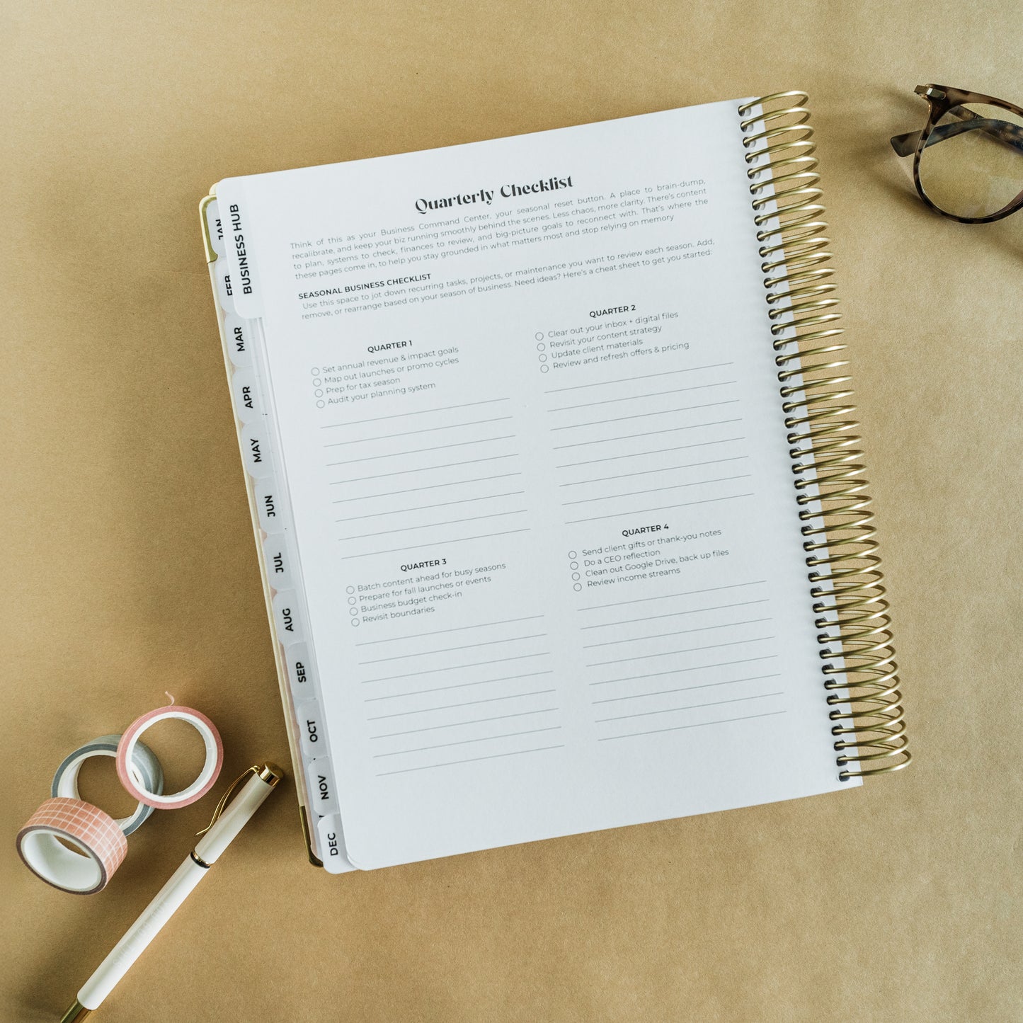 Aspen 2026, 12-Month Planner