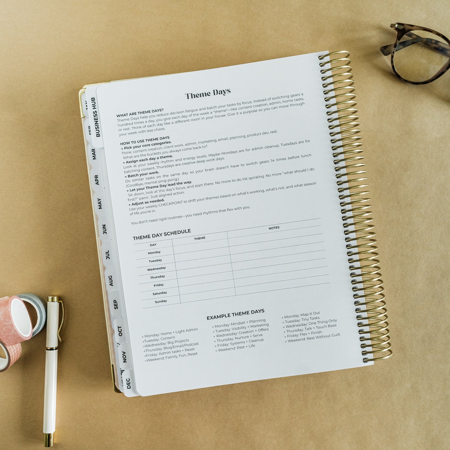 Aspen 2026, 12-Month Planner