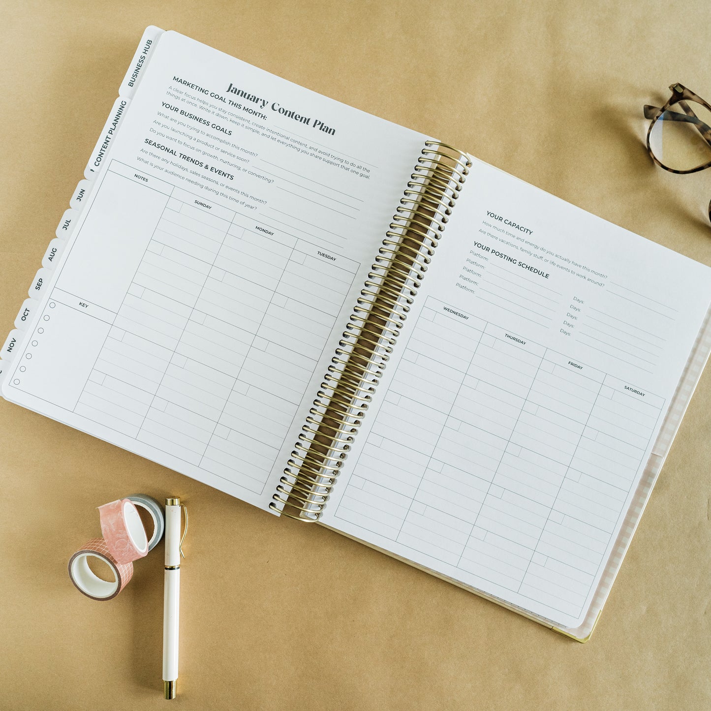 Aspen 2026, 12-Month Planner