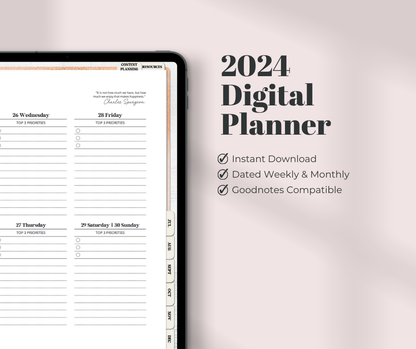 2024 Premium Digital Planner