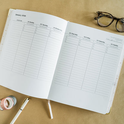 Savannah 2026, 12-Month Planner