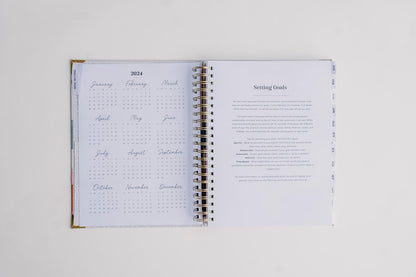 2024 Premium Sage Linen Planner