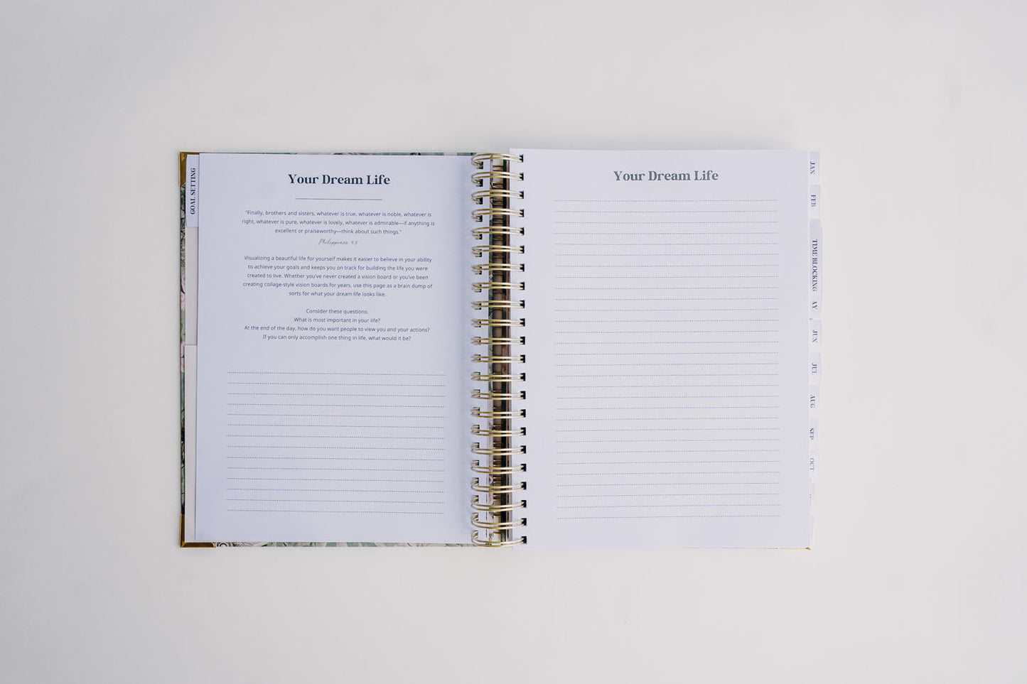 2024 Premium Sage Linen Planner