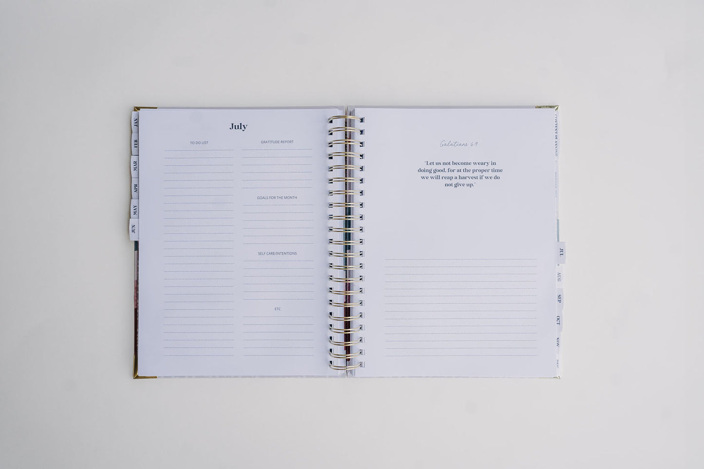 2024 Premium Sage Linen Planner