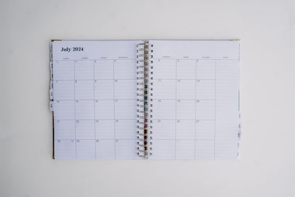 2024 Premium Sage Linen Planner