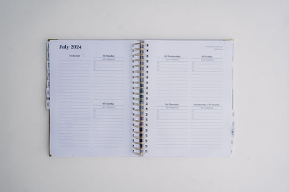 2024 Premium Sage Linen Planner