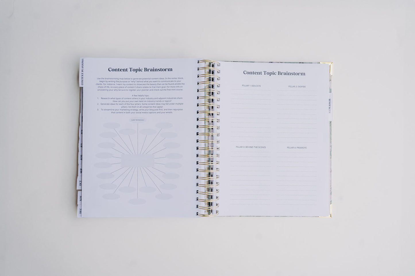 2024 Premium Sage Linen Planner