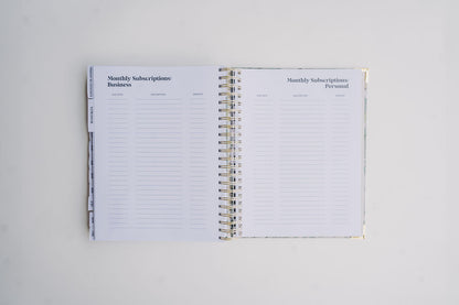 2024 Premium Sage Linen Planner